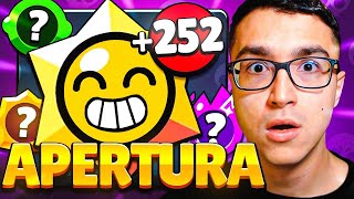 Mi MAYOR APERTURA de STARR DROPS: ABRO 252 DROPS en BRAWL STARS