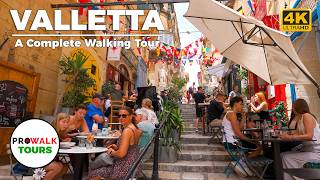 Valletta, Malta Walking Tour - 4K60fps with Captions by Prowalk Tours