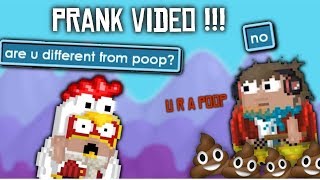 ARE YOU DIFFERENT FROM POOP?! (PRANK) | Growtopia