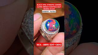 BLACK OPAL SULTAN JARONG ISTIMEWA #shorts #short #gemstone #ruby #viralvideo #gems #batuakik #opal