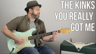 The Kinks "You Really Got Me" Guitar Lesson (Power Chords)