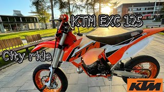 KTM EXC 125 -  City ride