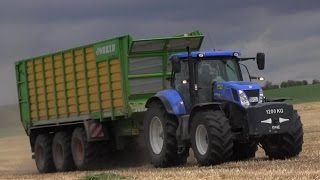 GPS häckseln mit Claas Jaguar 970 & 2 New Holland T 7.270,T7.250,T7050 [HD]