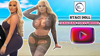 Staci Doll 🇨🇦| Canadian Curvy Model | Fitness Model | Entertainer | Actress | Video Vixen |Biography