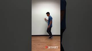 Lunge with hand support