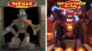 Pac-Man World Re-Pac -All Bosses Comparison (Original vs Remake) [4k-60FPS]