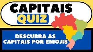 QUIZ - Adivinhe qual é a capital brasileira com emojis