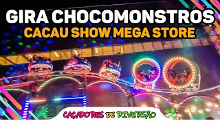 Montanha-russa INÉDITA no Brasil! Gira Chocomontros Cacau Show | Caçadores de Diversão