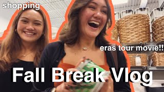 IMMACULATE FALL VIBES VLOG - eras tour movie & shopping & sisters :)