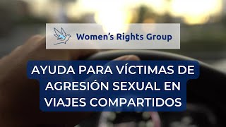 Ayuda para víctimas de agresión sexual en viajes compartidos