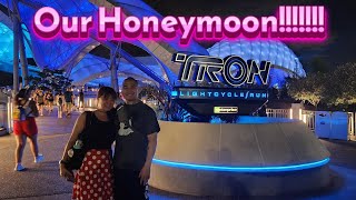 Our Disneyworld Honeymoon #travel #florida #disneyworld #orlando #mickeymouse #tron #magickingdom