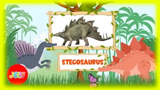 Let's learn dinosaur names and description with kids' slideshow | Dinosaur world | 恐竜の名前