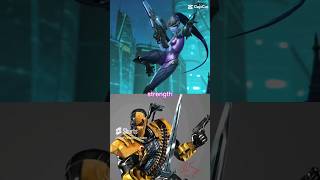 Deathstroke vs Widowmaker #fyp #dccomicscharacter #overwatch