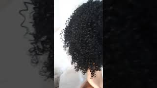 Lace wig black cacheada linda