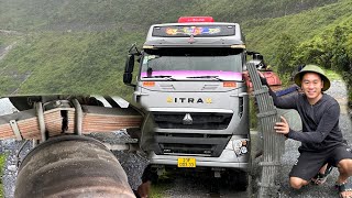 Rescue and replace the springs for the trailer on the lonely tree pass in Yen Minh