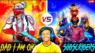 🌿FREE FIRE LIVE🌿PLAYING 1 VS 6 KHATARNAK😎CUSTOM ROOM GAME PLAY 🎮🎯 ON LIVE - GARENA FREE FIRE