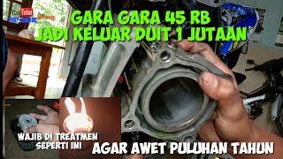 Cara lengkap overhoul mesin vixion akibat jeboll dan tips agar awet kuat 10 tahun