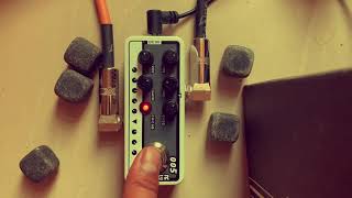 Mooer 005 Brown Sound 3 Micro Preamp Demo | Clean & Distortion Channel