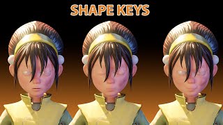 Eye Blinks and mouth expressions using Shape Keys in Blender