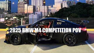 POV 2025 BMW M4 COMPETITION XDRIVE CUTTING UP + CAR MEET #pov #bmwm #m4 #bmw #g82 #g80 #m3 #4k60fps