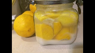 Preserving Lemons (Lacto Fermentation and Freezing)