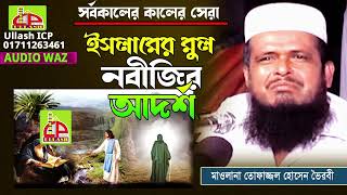 নবীজির আদর্শ । মাওলানা তোফাজ্জল হোসাইন  ভৈরবী । mawlana topazzol hossain । Bangla Waz । Ullash icp