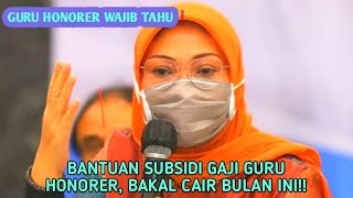 Guru honorer wajib tahu! Bantuan subsidi gaji honorer bakal cair bulan ini