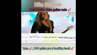 NITA STRAUSS - Dead Inside - guitar solo + tabs