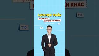 Lịch học nhẹ nhàng như bao tuần khác cùng thầy Đức #shorts