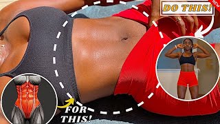 10 Min ALL STANDING ABS WORKOUT | Smaller Waist Daily Fat Burn, No Jumping, No Equipments