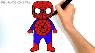 Dibujar a BABY SPIDERMAN Un Nuevo Universo