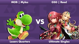 Undiscovered Smash 264 Losers Quarters: MOB | Myless vs GSG | Reed