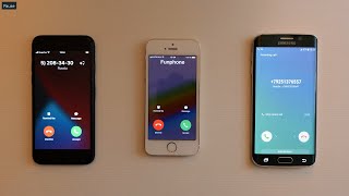 iPhone 7 vs iPhone 5S vs Samsung Galaxy S6 edge incoming call