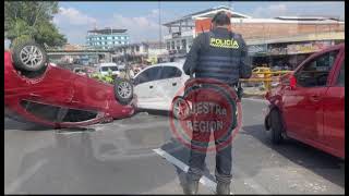 Cali persecución por parte de la Policía, en la Autopista sur-oriental sector La Luna.