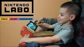 Nintendo Labo Variety Kit | Motorcycle Build Play Discover