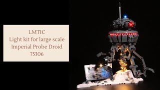 LMTIC Light Kit for Lego Star Wars large scale Imperial Probe Droid 75306