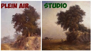 Convert PLEIN AIR Painting into STUDIO PAINTING