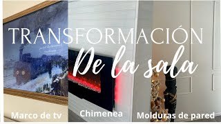 Vlogmas|RETO CUMPLIDO✅SEMANA AGOTADORA😥LA CHIMENEA DE MIS SUEÑOS 😍CONVIRTIÉNDO LA TV EN CUADRO!