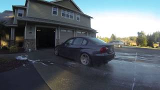 BMW 325i burnout