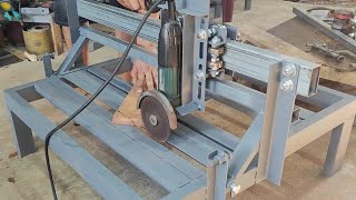 #woodworking #diy . cách tự làm một bàn cưa gỗ đa năng hữu ích, khả năng cắt góc an toàn hiệu quả