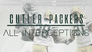 Packers Radio Calls Every Jay Cutler Interception vs. Green Bay | Packers Radio Highlights