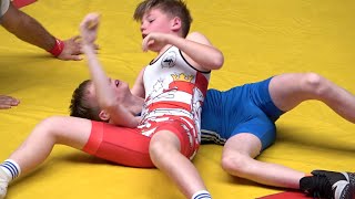 Wrestling / Ringen Erzgebirgscup 2024, Greco, Jugend B (U14), 44 kg, Schetller - Grman