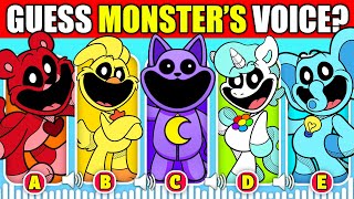 IMPOSSIBLE 🔊 Guess The Voice! | Smiling Critters , POPPY PLAYTIME CHAPTER 3, Billie Bust Up Monsters