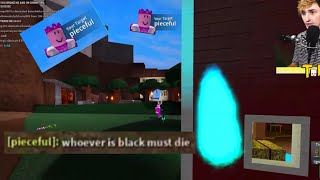 Racist Roblox Player gets his karma from tofuu (Roblox Assassin)