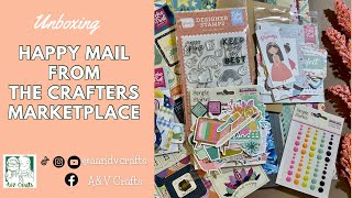 Unboxing Happy Mail from The Crafters Marketplace #TCMCreatives #TCMCrafties #brandambassador