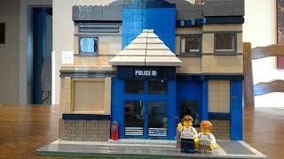 Lego MOC Modular Police Station