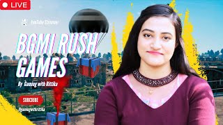 BGMI LIVE Girl Rush Livik Gameplay Facecam ❤️ Teamcode #custom #bgmi #bgmilive #pubgmobile #yt