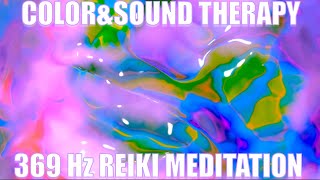 Meditation for TRAUMA relief SUBCONSCIOUS CLEARING 369 Hz COLOR THERAPY