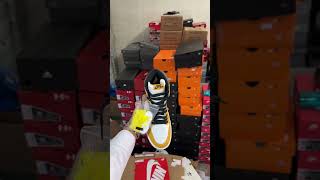 First Copy Shoes Nikee Air Jordan 1 High Retro OG Yellow Ocher Black  #firstcopyshoes