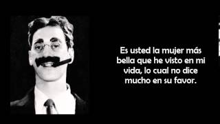 FRASES DE GROUCHO MARX - Sus frases célebres, Famosas, Motivadoras, comediantes